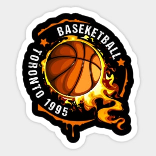 Graphic Basketball Name Toronto Classic Styles Team Sticker